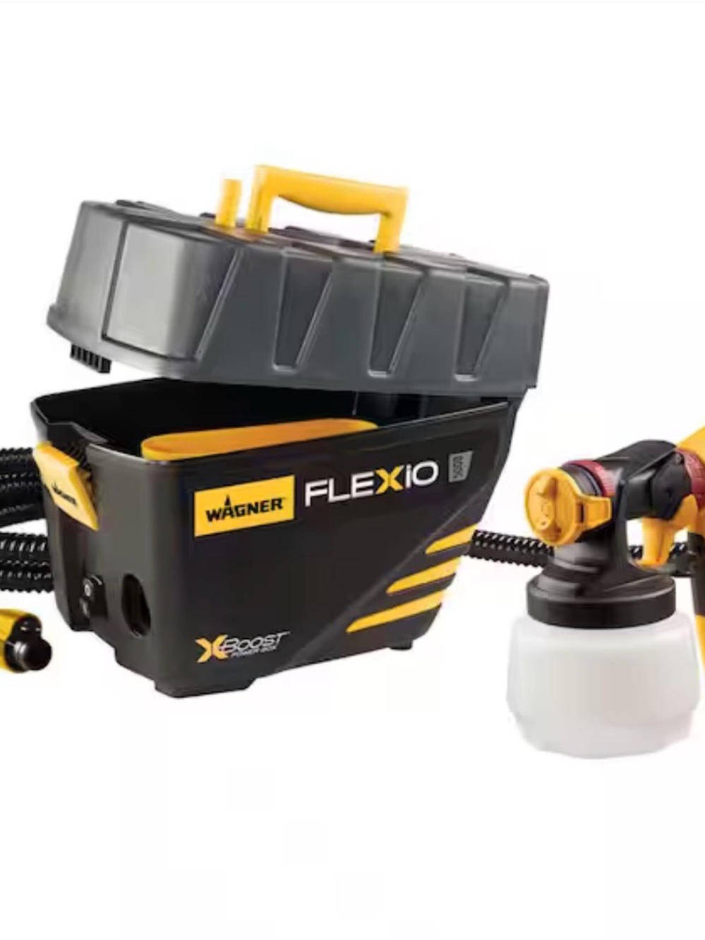 Wagner FLEXiO 500 Yellow/Black HVLP Paint and Stain Sprayer